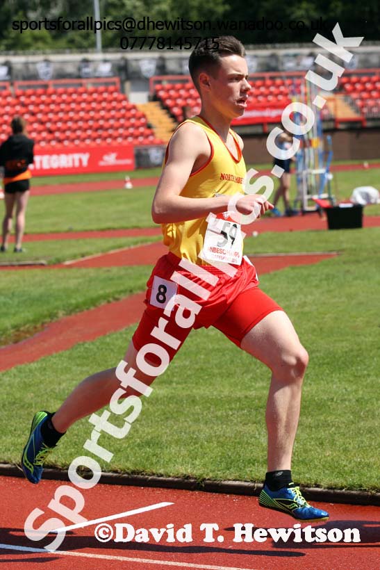 Inter boys 1500 metres, English Schools Track and Field. Photo: David T. Hewitson/Sports for All Pics